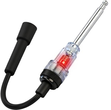 Tester Professionale per Candele di Accensione | Controllore di Scintilla In-Line con Calotta Dritta per Bobina | Strumento di Diagnosi Motore per Auto, Moto, Tosaerba e Piccoli Motori