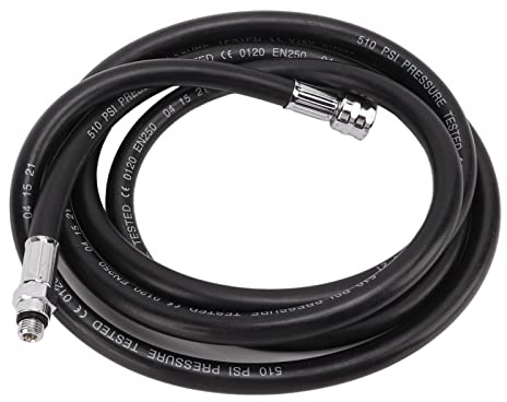 Generic Manguera de Baja Presión con Tubo de Gas de Caucho de Alta Calidad para Buceo para Regulador de Primera y Segunda Etapa, Se Adapta a Todas las Conexiones 3/8-24 UNF, Adecuada para (210cm)
