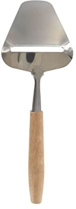 Fackelmann 40909 cortador de queso, cuchillo de queso, rebanada queso, corte queso, Madera, Acero inoxidable, 22 cm