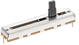 sourcing map 1St Fader Variable Widerstände Mischer Potentiometer Gerade Schiebe B10K Ohm Linear Potentiometer zum Dimmen 45mm