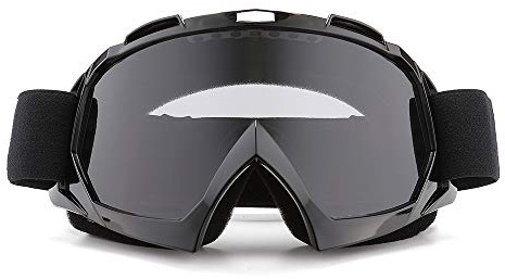 SPOSUNE Motorradbrille Crossbrille MTB Brille Motorradbrillen | Moped Brille,MX-Fahrbrille, ATV Dirt Bike Off Road Racing,Double Lens Anti Fog UV400 Verstellbarer Riemen