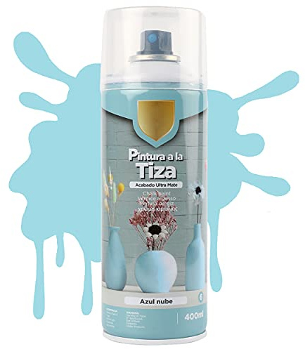 Pintura Spray a la Tiza Color Pastel Acabado Ultra Mate - Azul Nube 400ml