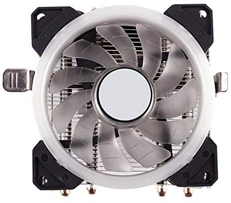BRICOLAJE Asamblea del radiador 4 pipa de calor de la CPU 90mm disipador de calor 3 pines PWM LED ventilador del disipador de calor for Intel LGA 1150/1151/1155/1156, disipador de calor for AMD AM3 +