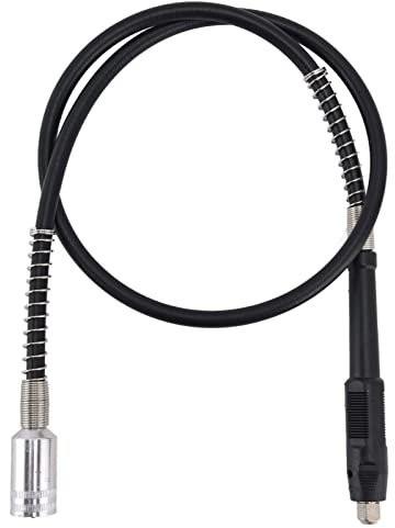 Arbres d'extension de perceuse électrique, arbre flexible à installation facile avec mandrins 3 pièces pour l'élimination de la poussière pour le polissage de la sculpture fine