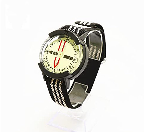 SPORTARC Handgelenk für Kompass, Mini-Überlebens-Armband, Unterwasser-Handgelenkhalterung für Kompass zum Tauchen, Schnorcheln, Kajak, Kanu, Wandern, Reisen, Camping