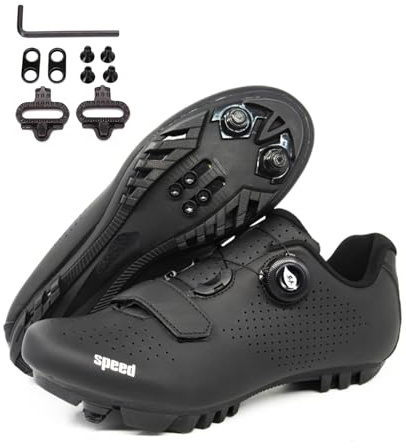 Hixingo Fahrradschuhe Herren Damen MTB Radsportschuhe Mountainbike Schuhe Sneaker Atmungsaktive Outdoor-Radschuhe Fahrrad Spin MTB Schuhe