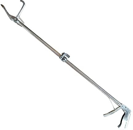 GOOHOCHY Thickened Stainless Steel EEL Tong Crab Tong Multi-Function Outdoor Sea Crab Clamp Non-Slip Scissor Design Lobster Clip