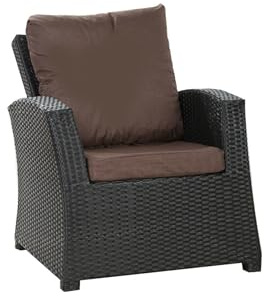 Setgarden 4er Set Rattanmöbel Auflage Kissen für Relaxstühle und Gartenmöbel - Sofakissen für Rattan (Braun)