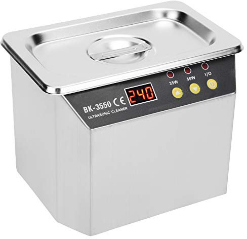 BK-3550 Nettoyeur à Ultrasons 0,8 L Nettoyeur à Ultrasons, Machine à Laver à Ultrasons Bijoux à Ultrasons Montres Bagues Lunettes Disques Machine de Nettoyage Globale en Acier