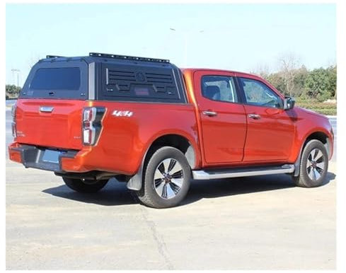 YBDFCBF Laderaumabdeckung Pickup Truck Topper kompatibel for Nissan Navara D23 2013–2025, Bettdecke mit Schloss, LKW-Ladeflächenüberdachung, Hardtop-Überdachung, Zubehörabdeckungen(Style a: Standard s
