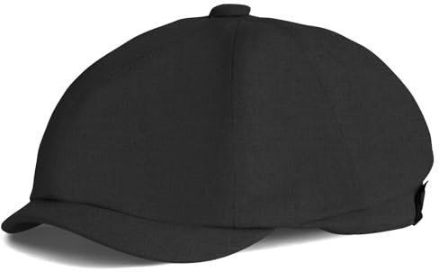 AOOWU Basker keps herr glidande mössa chirmmössa, män skärmmössa, retro åttakantig hatt, retromålning modekostym tillbehör för semestern vår höst vinter