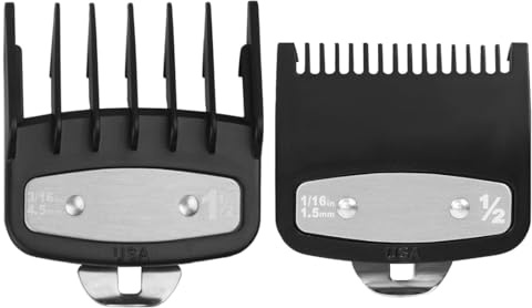 2 Piezas de Guía Juego de Peine Guía Compatible con Wanl Cortapelos, Plásticos Peines Maquina Cortar Pelo Compatible, Cubierta Protectora Cortadora, Peine de Peluqueria Profesional