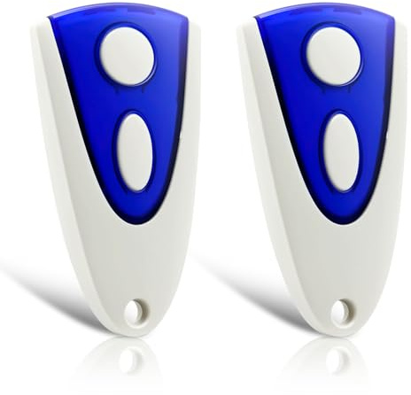 2 Stück Ersatz für Handsender Novotron 502, Garagentoröffner 433,92 MHz, 2-Kanal, Fernbedienung kompatibel mit Novoferm Handsender 502 MAX43-2, Novotron 512 MIX43-2