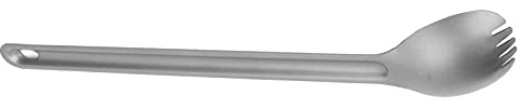 Lwuey Titanium Camping Spork，Long Handle Titanium Cutlery Set Spoon and Fork Lightweight Backpacking Outdoor Hiking Utensil Travel Work Reusable Portable (Long Handle Spoon Fork)