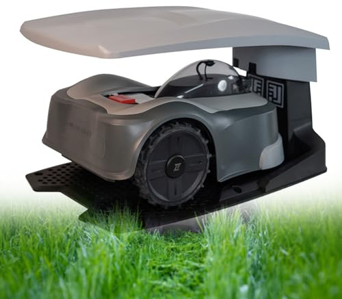 Tondeuse à gazon robot sans fil de 1,5 acre / 6000 m², avec contrôle intelligent par application, RTK, planification de chemin, hauteur de coupe flottante adaptative jusqu'à 10,2 cm, pour moyennes à