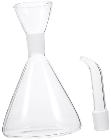 EPIGEIST Dispenser Per Olio D'oliva in Bottiglia Di Vetro Da 250 Ml Con Beccuccio Antigoccia, Collare Integrato Antigoccia, Distribuzione Controllata Per Cucina e Tavola