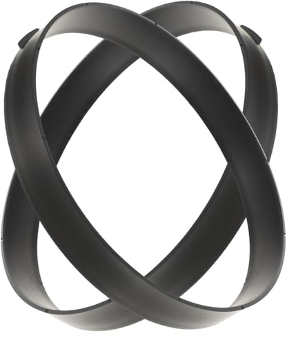 TOGEVAL Lot De 2 Moules De Sol en Plastique pour Pavage De Jardin DIY, Moules Ronds pour Trottoirs Et Carreaux De Ciment, pour Allées Extérieures Et Aménagement Paysager