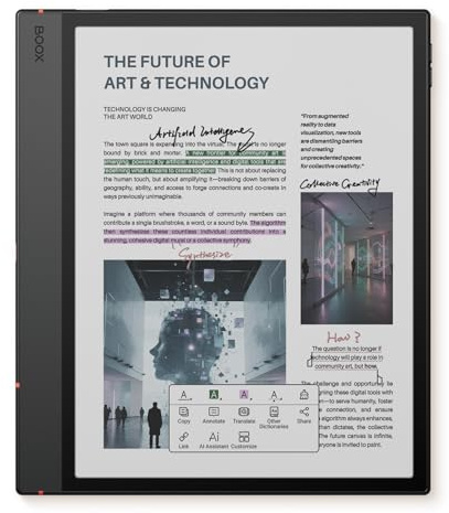 BOOX Tablet 10.3 Note Air 5 C 6G 64G E Ink Tablet Color ePaper Notebook