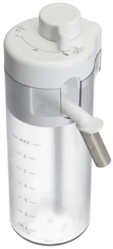 Pot à lait for machine à café, compatible avec les modèles Delonghi ECAM 450.55, 450.76 et 452.57 (accessoires for réservoir à lait for infusion à froid).(White)