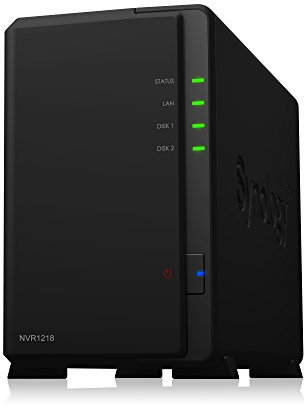 Synology NVR1218 Network Video Recorder, Black