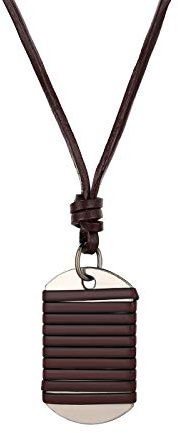 JewelryWe Schmuck Personalisiert Gravur Herren Halskette, Militärischen Ring Erkennungsmarken Armee Stil Dog Tag Anhänger mit 70cm Kette, Schwarz Silber