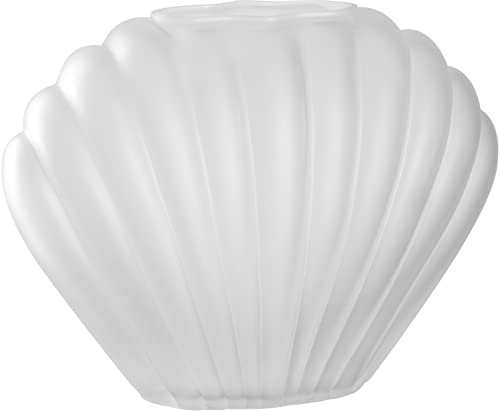 Leonardo Poesia Muschelvase, satinierte Blumen oder Dekovase in Muscheloptik, 22 x 29 x 12,7 cm, 1,215 kg, 076438