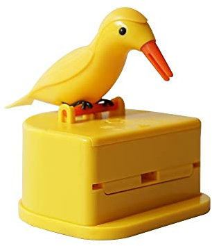 Zahnstocherhalter Kreativer Zahnstocher Halter Kleiner Vogel Zahnstocher Container Press Zahnstocher Spender Speicherbox Automatische Küche(A)