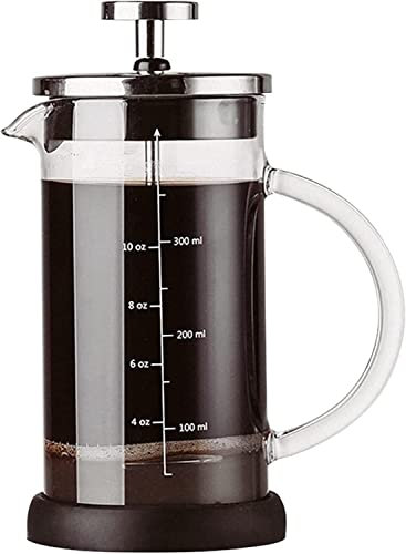 Corsehild Macchina for caffè Espresso e tè Francese da 34 Once con tripli filtri, pistone in Acciaio Inossidabile e Vetro borosilicato Resistente al Calore
