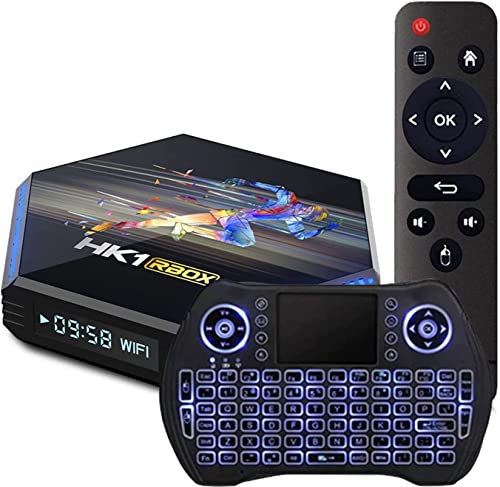 AMITVA Android 11.0 TV Box, 4RAM 64GB ROM, RK3566 64 bits Arm Cortex-A53 @ hasta 1.5 GHz Compatible con 2.4G 5G Dual WiFi / 8K / BT 5.0 / 3D / USB 2.0 / H.265 Smart TV Box,4gb+64gb
