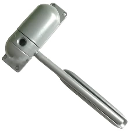 Cyrank Cierrapuertas Automático Muelle de Seguridad Cierrapuertas Metal Mini Cierrapuertas de Resorte Oculto de bajo Ruido para residencia(Gris)