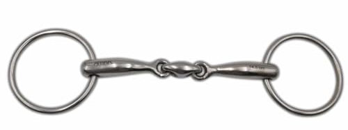 AMKA Wassertrense doppelt gebrochen massiv Edelstahl Stärke 16 mm, Ringe 65 mm