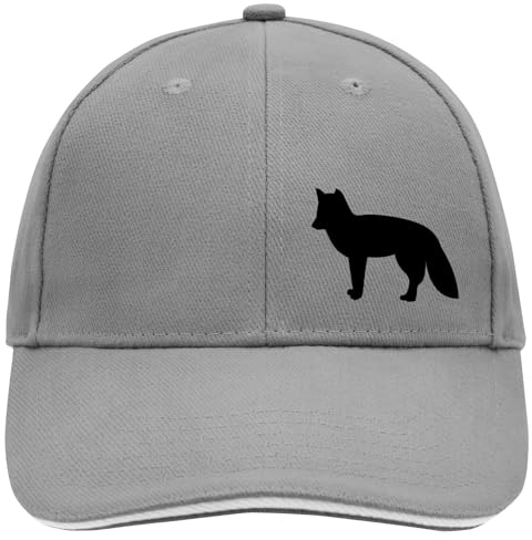 Huuraa Cappy Mütze Fuchs Silhouette Geschenk | Baseballkappe Basecap Kappe Geschenkidee Unisex Baseball Cap