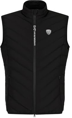Emporio Armani EA7 8NPQ02 Gilet de protection Premium pour homme, Noir, S