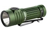 OLIGHT Baton Turbo kleine Taschenlampe 1000 Lumen bis zu 510 Meter Leuchtweite Wiederaufladbare Hanlampe mit Intelligent Anzeige, 50 Tage Laufzeit, 91g Mini Flashlight mit 5 Lichtmodi OD Grün