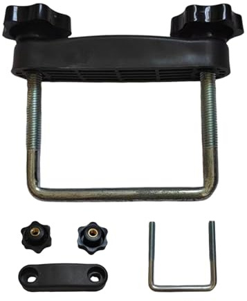 Dachträgerklemmen, Dachträger-Montagehalterungen | Montagebeschlag, Sicherungsmuttern, Dachbox-Bügelklemmen,Metall-U-Halterungs-Clips mit Sicherungsmuttern, Montagesatz für Auto-Van-Montage für Autos