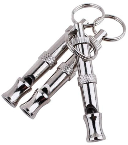Joyes 3 STK Hundepfeife aus Edelstahl 5,3 cm Trainingpfeife Hundeflöte für Katze Hund