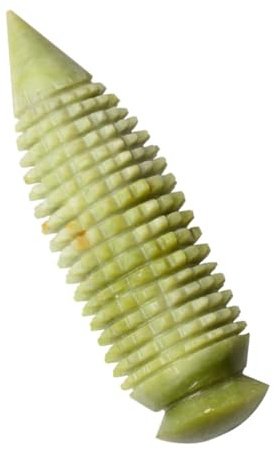 Körpermassagegerät Jade Massagestab für Bauch und Taille Grün | Rollstab Design, Entspannende Massage, für Fitnessbegeisterte und Ältere Nutzer, 1 Stück