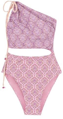 Women'secret Trikini Boho Flower Costume a Slip, Rosa, M Donna