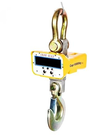 MJINA Digitale Hängewaage, kabellos, 1T 2T 3T 5T 10T, wiederaufladbar L/E/D, direkte Ansicht, Gehäuse aus Aluminiumlegierung (1000 kg)