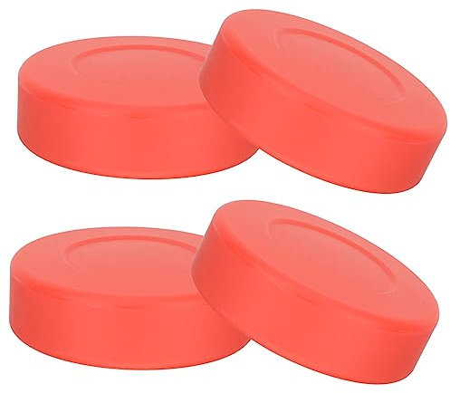 INOOMP 4stücke Eishockey-Pucks Gummi Mit Einstellbarer Härte rutschfest Für Indoor Outdoor-Training Geeignet Für Erwachsene Und Junge Mädchen Als Hockey-trainingszubehör