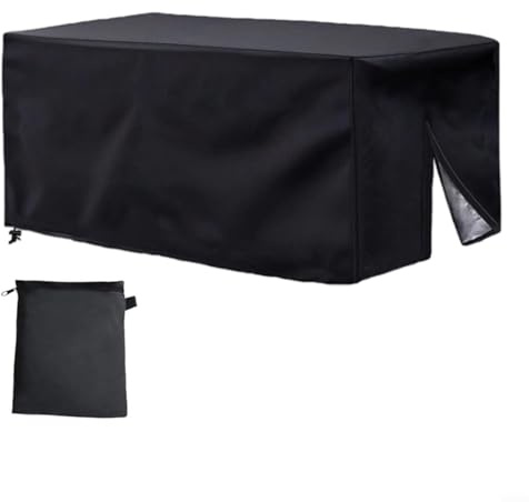 Waterproof Outdoor Cart Cover 97x61x56cm Oxford Fabric Folding Garden Trolley for PROTECTION Cover with Drawstring Elastic Hem for Rain Snow UV Dust Weather Resistance Camping Gardening (Black)