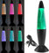 Lampada decorativa Tornado, 37 cm, illuminazione LED e cambiamento di colore, funzionamento a USB, 5 V = o batteria 3 X AA Tornado Gehäuse Schwarz