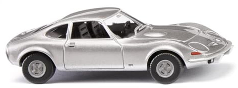 Wiking 080410 Opel GT Silber-metallic Miniaturmodell 1:87 Kein Spielzeug!!