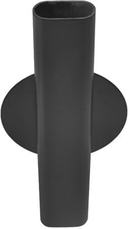 Baluue Wandblumenvasenhalter Kreativer Dekorationshalter Nordischer in Schwarz aus Metall für Frische Schnittblumen und Pflanzungsstücke für Küche und Kunstwand