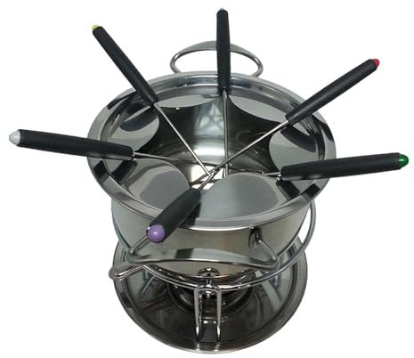 perfk Set per fonduta di Set di pentole per fonduta Festival Picnic multifunzione Set per fonduta di formaggio Pentola per fonduta di formaggio