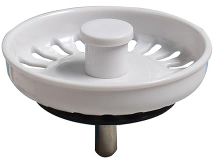 Haoyull Upgraded Sink Filter Durable Easy to Clean Kitchen Sink Plug 74mm Diameter Convenient Sink Stopper Simple