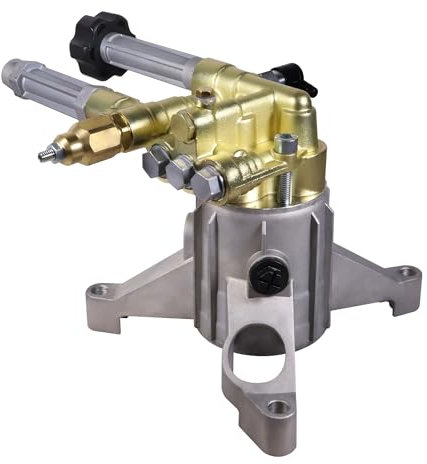 Pompe de nettoyeur haute pression RMW25G28-EZ pour droitier 2800 psi, 3400 tr/min, 2,5 GPM, 193 bar max avec soupape de décharge thermique, valve de démarrage facile
