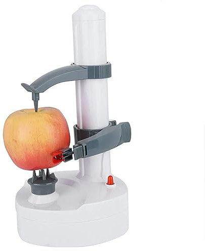 Electric Potato Peeler, Automatic Rotating Peeler with 3 Blades, Potato Peeling Machine, Fruits Vegetables Cutter Kitchen Peeling Tool for Home Kitchen