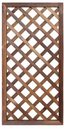 Panneaux De Treillis De Jardin en Bois, Écrans De Support for Plantes Grimpantes, Séparateurs, Adaptés Aux Patios Et Jardins De La Maison, Décoration Intérieure Et Extérieure(45x120cm)