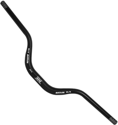 AEYINO Mountainbike fahrrad-Lenker 25,4/31,8 mm – 20/30/50/90/120 mm Rise | MTB-Lenker aus Aluminiumlegierung – 620/580/720/780 mm extra langer Fahrrad-Riser für E-Bikes, Klappräder und Downhill-Rennen